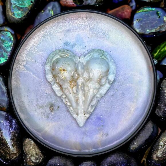 Fangs & Lace Wickless Candle: Cashmere Pink Sugar Scent - Picture 3 of 8